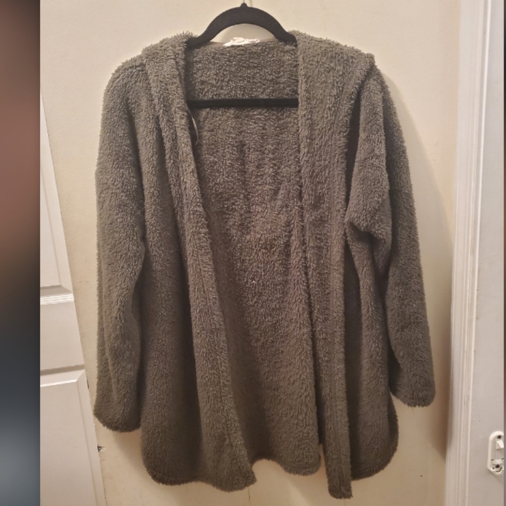 NWOT Cozy Hooded Cardigan - XL (Juniors)